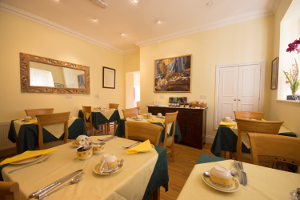 Breakfast room at 9 Green Lane B&B, Buxton, Derbyshire